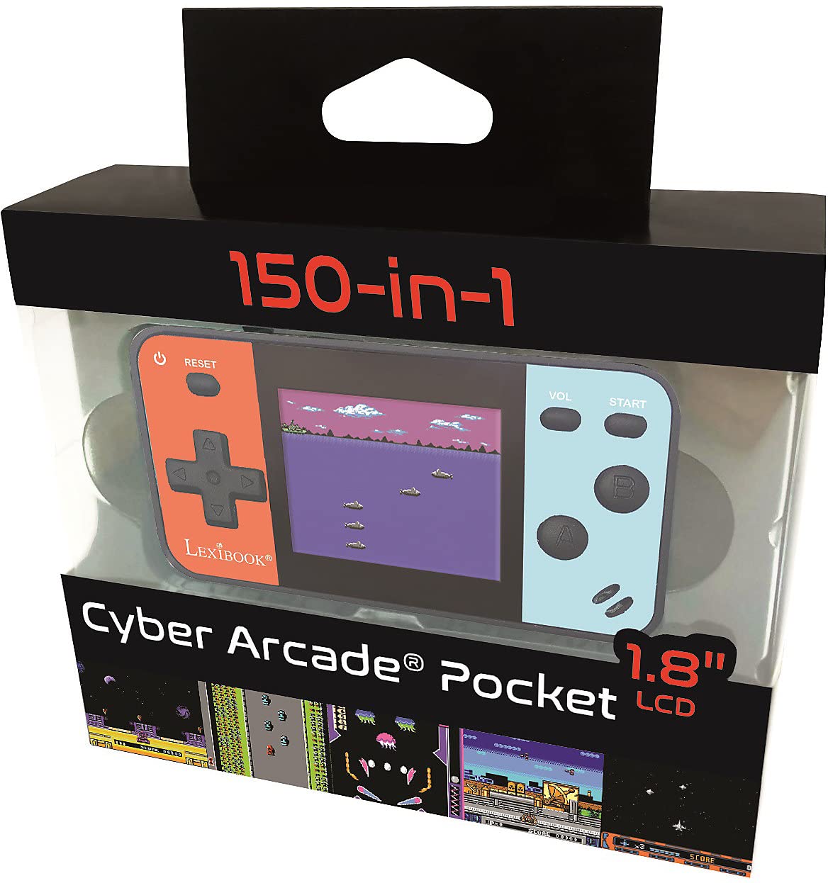 Amazon.com: Lexibook Portable Handheld Game Console Cyber